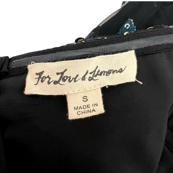 For Love & Lemons Botanic Strapless Dress Butterfly Embroidered 3D Floral Fairy - Picture 10 of 13